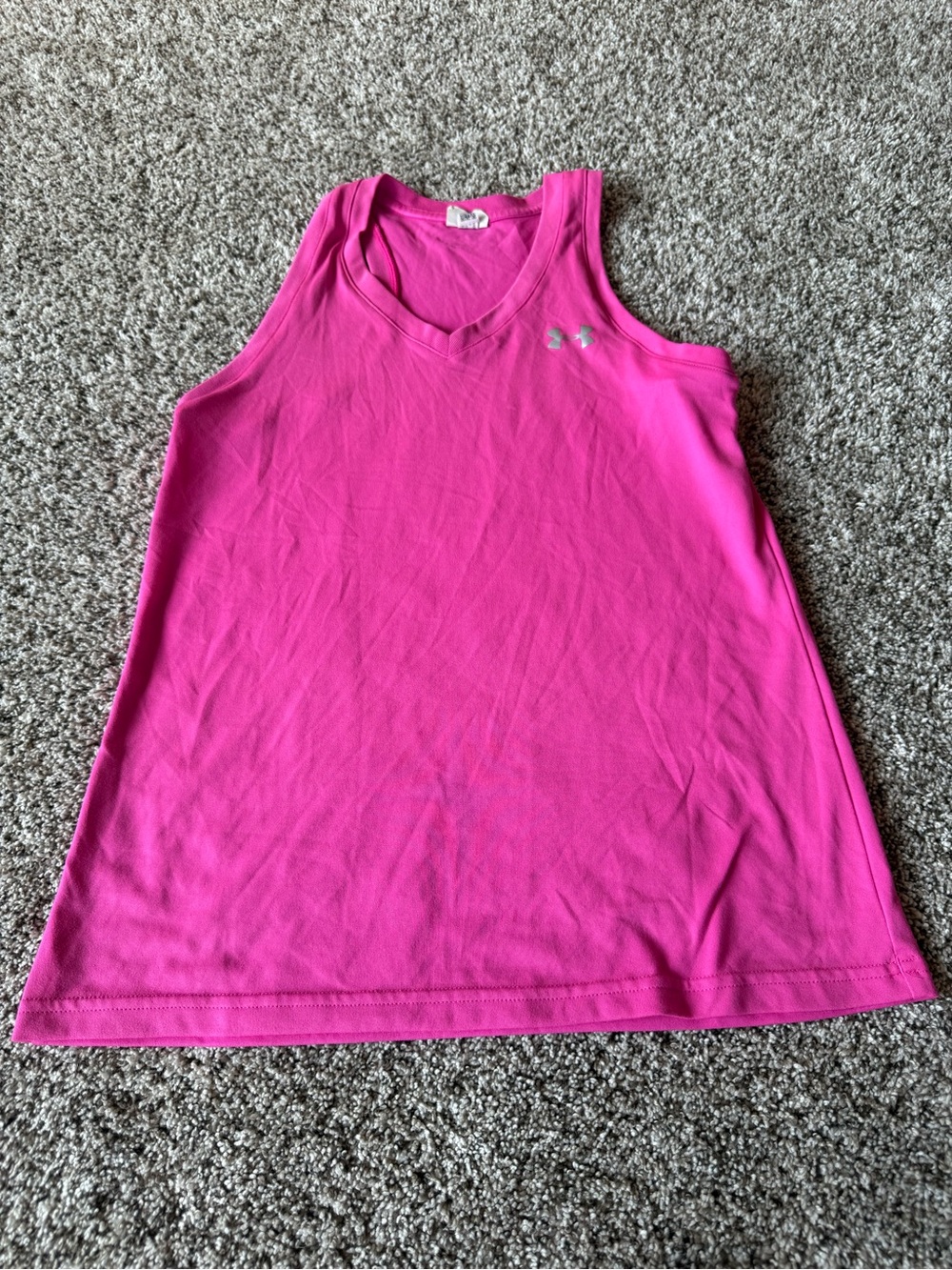 Under Armour Women's Hot Pink Athletic Tank Top